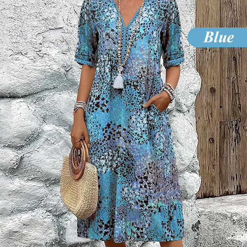 💥2025 Mother's Day Sale 49% OFF🤩Vibrant midi dress