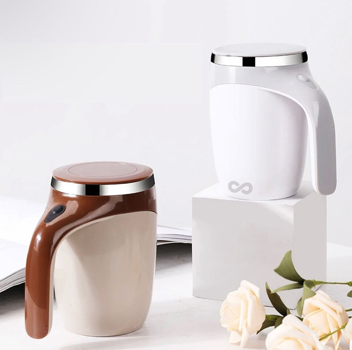 đĽ°2025 New Hot Sales - 49% OFFâ¨Rechargeable Automatic Magnetic Stirring Coffee Mug
