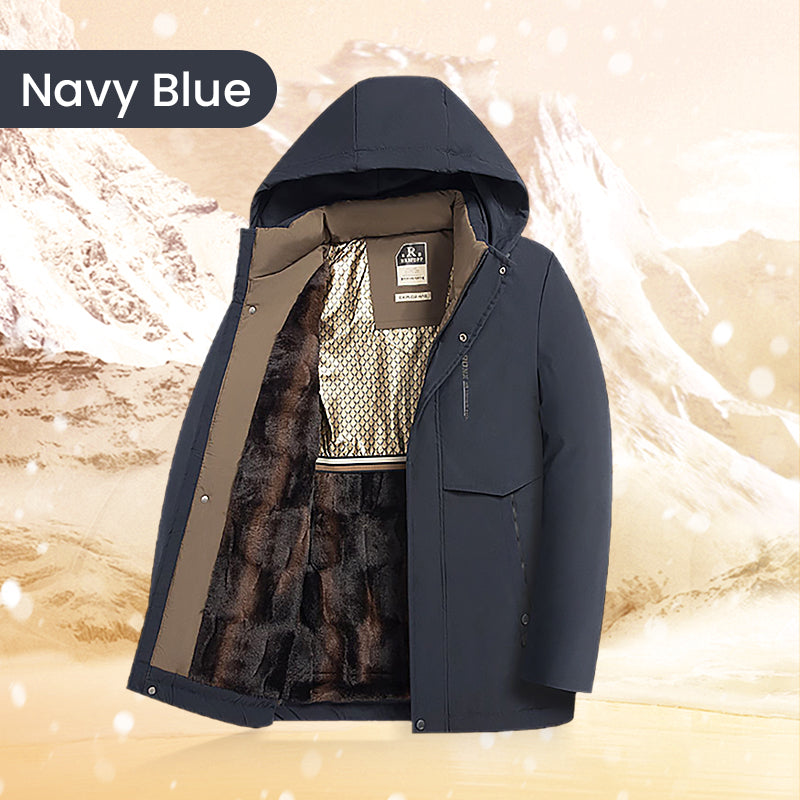 🧥❄️Winter Sale 50% OFF! ✨ Men’s Thermal Hooded Parka Coat - Windproof & Water-Resistant Winter Jacket with Multiple Pockets for Extreme Cold ❄️🛡️