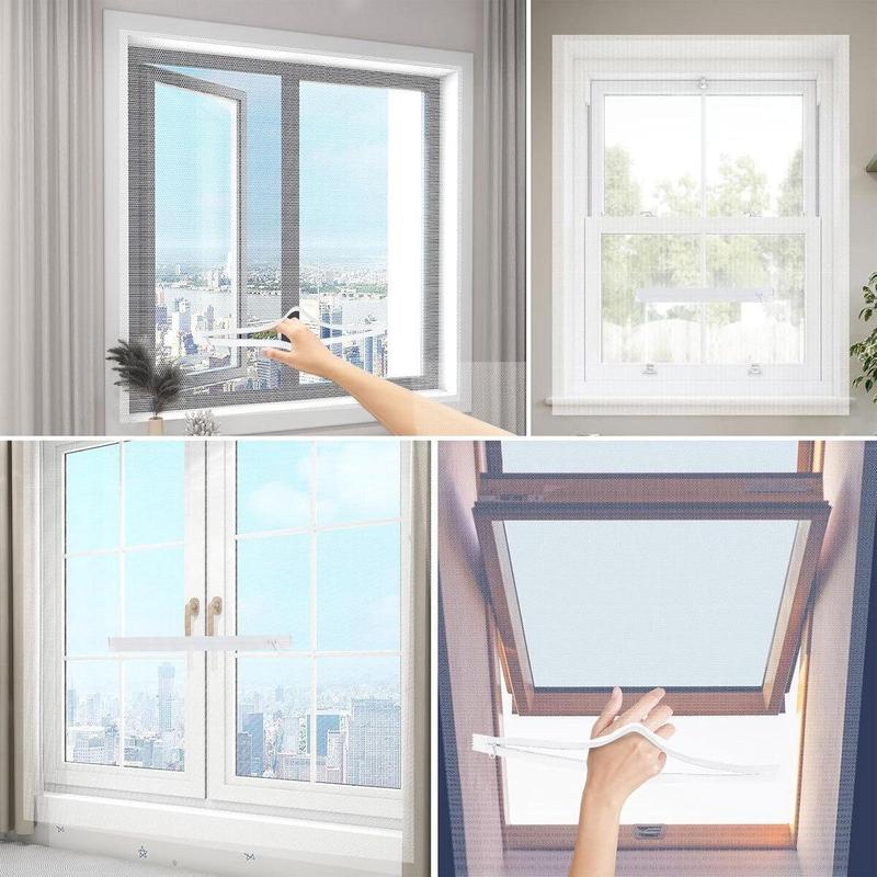 ⏳ LIMITED-TIME 50% OFF! ✨FlyFree™ 3-Second Fit Window Mesh 🌬️ Ultra-fine 1.0mm mesh 🦟 Blocks virtually all bugs ✅ Breathable & invisible 🏡 Trusted by thousands of UK homes for a bug-free summer!