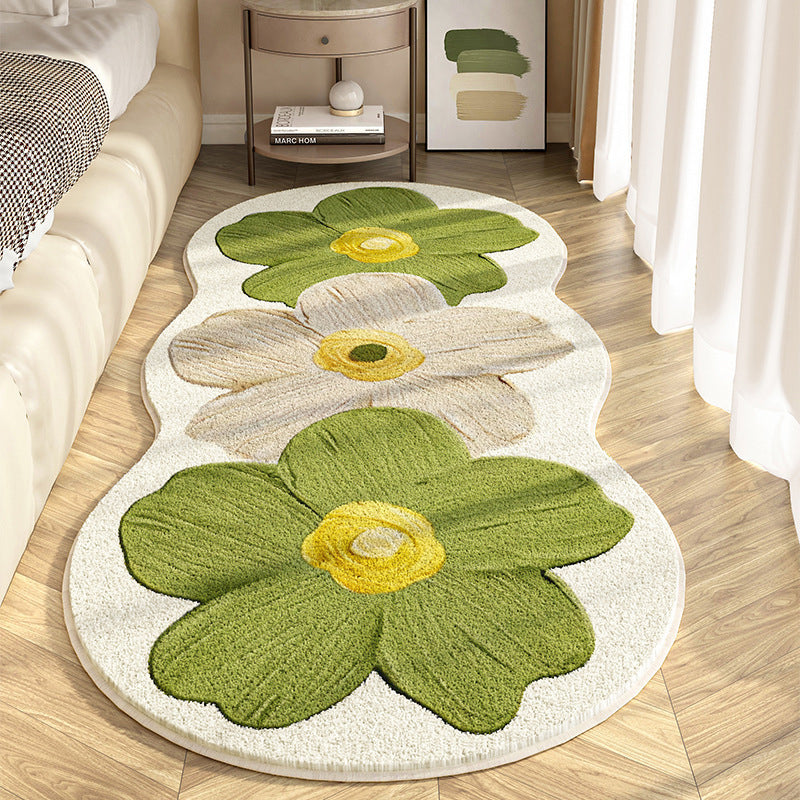 📢📢50 % OFF !!🏠Soft Irregular Flower Pattern Rug✨
