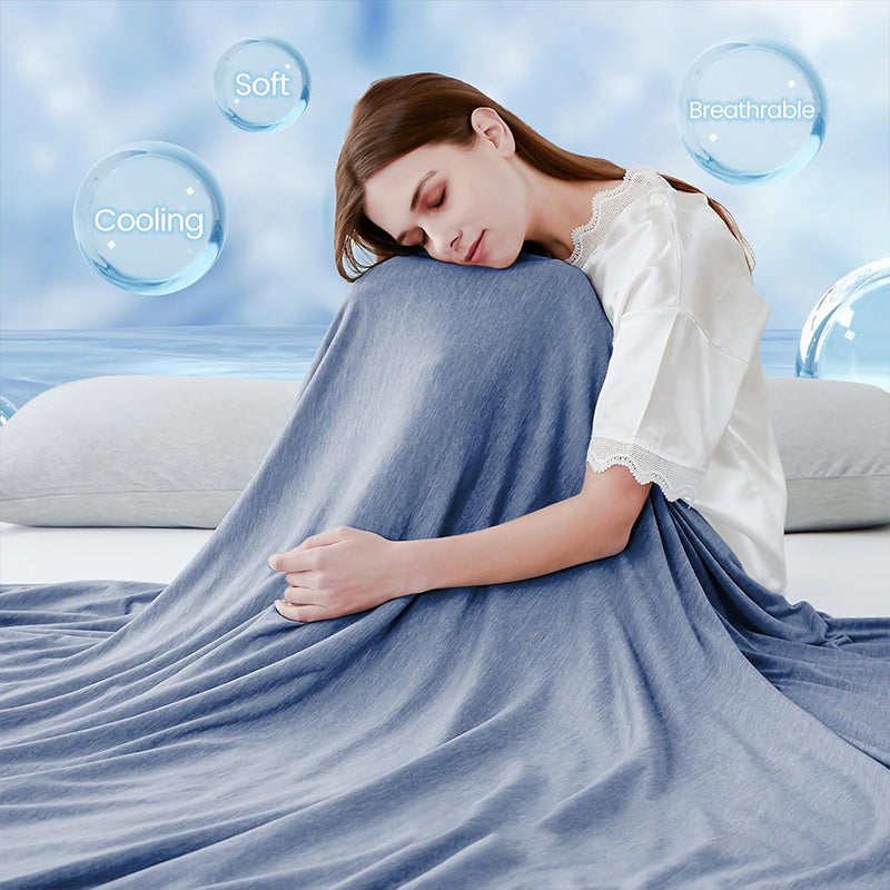🏆LAST DAY SALE 70% OFF!!💕CHILLO™🇬🇧 Smart Cooling Blanket❄️ Lightweight • Breathable • For Hot Sleepers & Night Sweats 😴