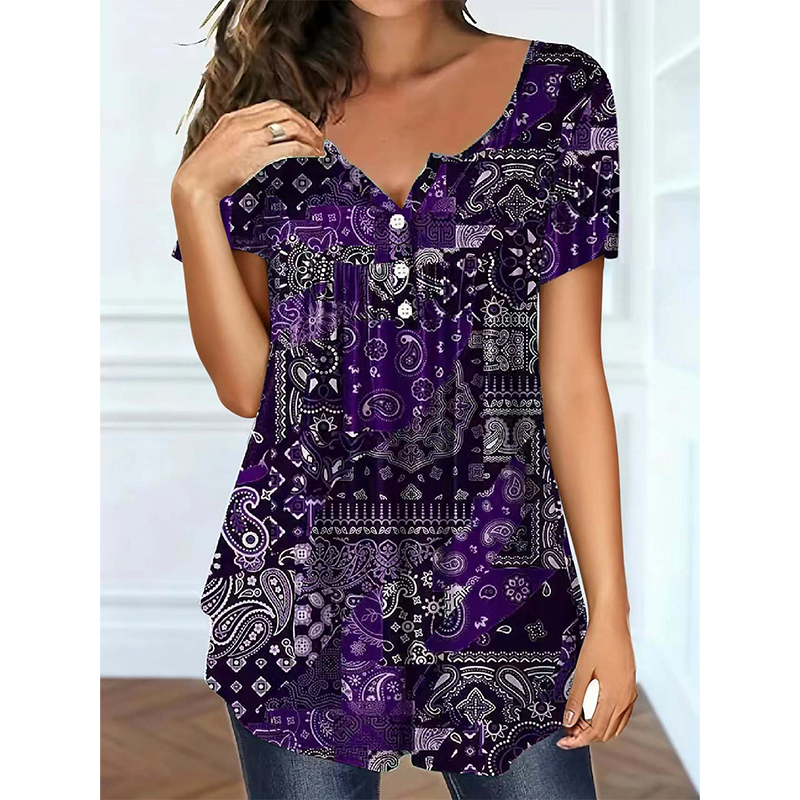 🌞Summer Sale-50% OFF💖Women's Casual V-Neck Top