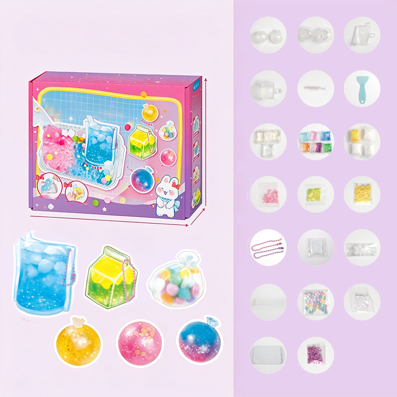 🎨✨Gift Idea-50% OFF! 🧁DIY Fried Ice Squishy Toy Kit – Cat claw design, squishy fun & creative – Perfect for sensory play & stress relief for kids ✨