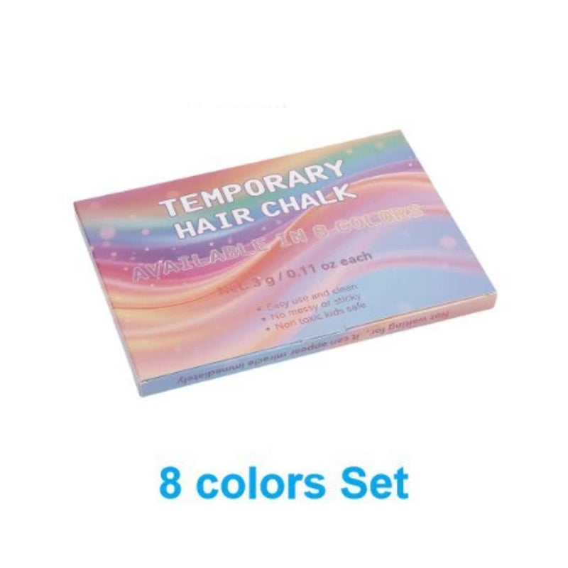 ❤️🔥Early Christmas Sale-50% OFF🎁Temporary Hair Chalk – 12 Wash-Out Colours 🌈 | No Bleach, No Stain | UK-Family Approved ✅