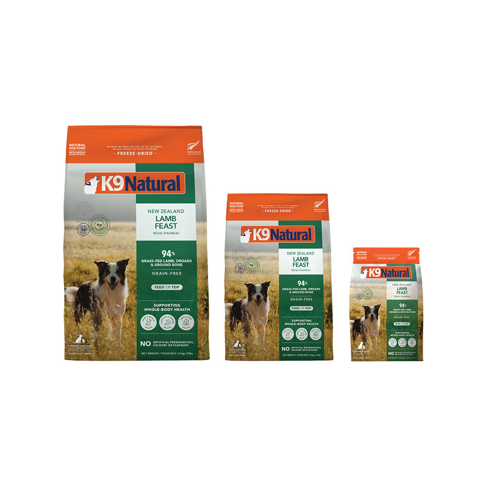 K9 NATURAL Lamb Freeze Dried Dog Food
