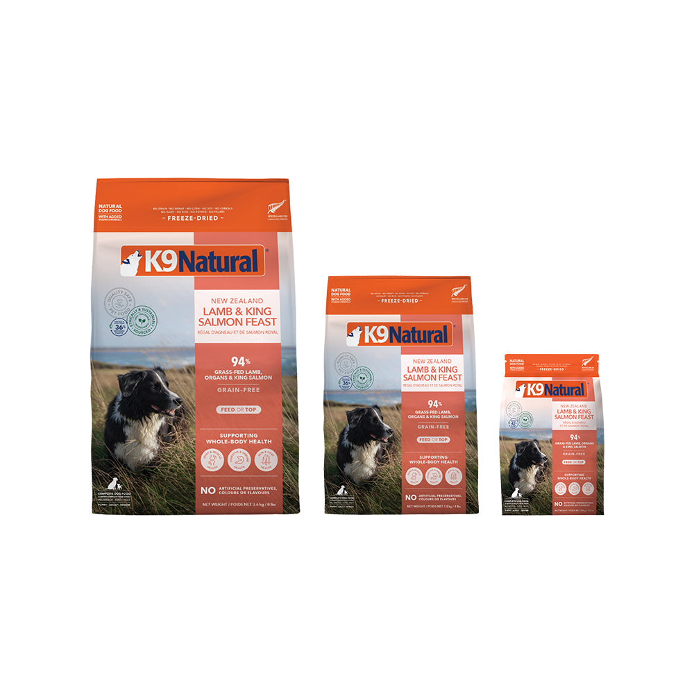K9 NATURAL Lamb & King Salmon Freeze Dried Dog Food