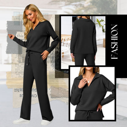 🥰Hot Sale 49% OFF💕Women's 2 Piece Sets Outfits Casual Long Sleeve Sweatsuits Sets