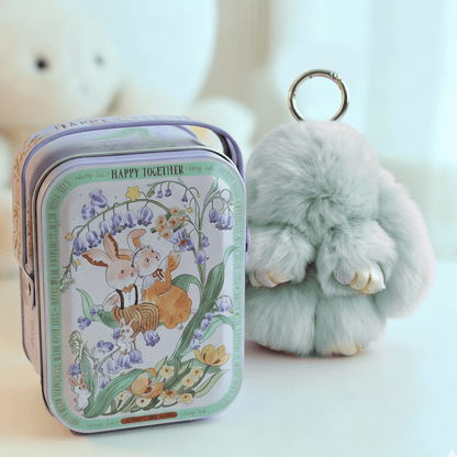 💕Early Bird Special Offer: 60% OFF🐰 Handmade Soft Bunny PomPom Charms