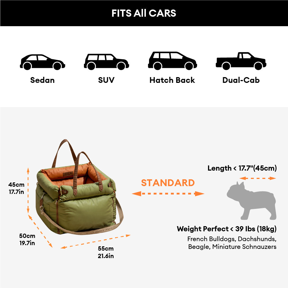 Urban Voyager ISOFIX Dog Car Seat with LATCH System