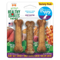 Nylabone Natural Healthy Edibles Dog Chew Treats Long Lasting Puppy Variety Pack