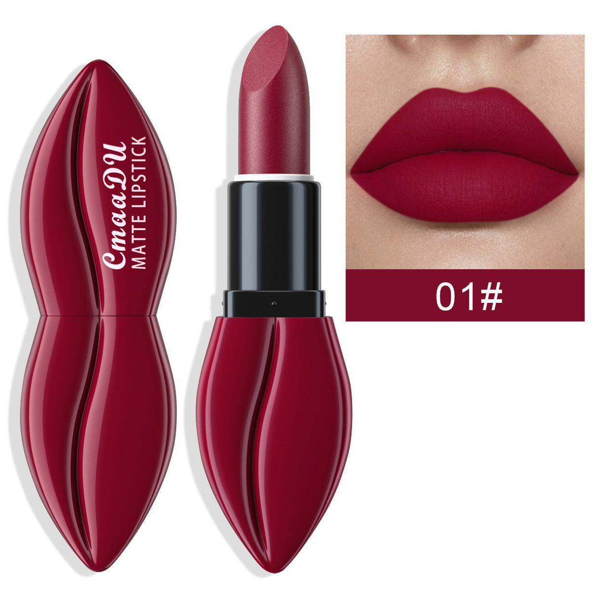 💄LAST DAY SALE -EACH ONLY ￡2.39!!💝Lip-shaped Long Lasting Waterproof Lipstick