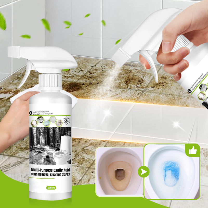 ⏰LAST DAY SALE 50% OFF🔥Multi-Purpose Oxalic Acid Stain Removal Cleaning Spray