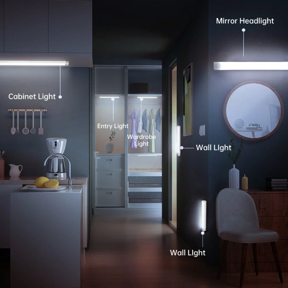 🎁Last Day Buy 2 Get 1 Free💡Punch-free Smart Sensor Magnetic Rechargeable LED Lights