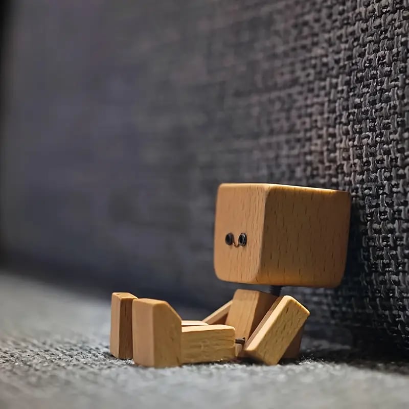 🎅🏻Christmas Sale 60% OFF🔥Charming Little Swaying Wooden Figure & 12PCS Magnetic Expressions