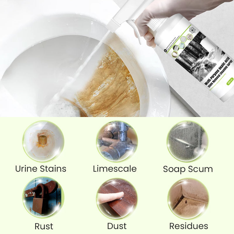 ⏰LAST DAY SALE 50% OFF🔥Multi-Purpose Oxalic Acid Stain Removal Cleaning Spray