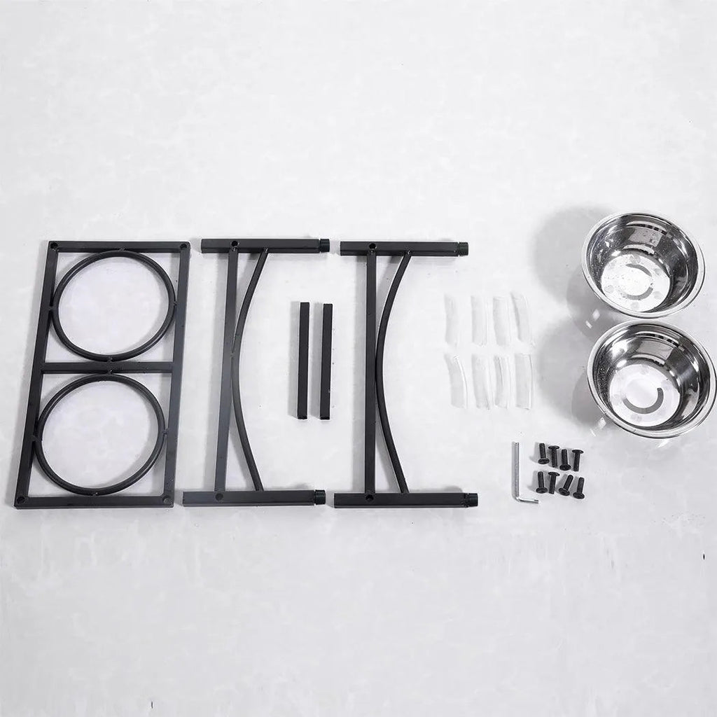 Dual Elevated Raised Pet Feeder