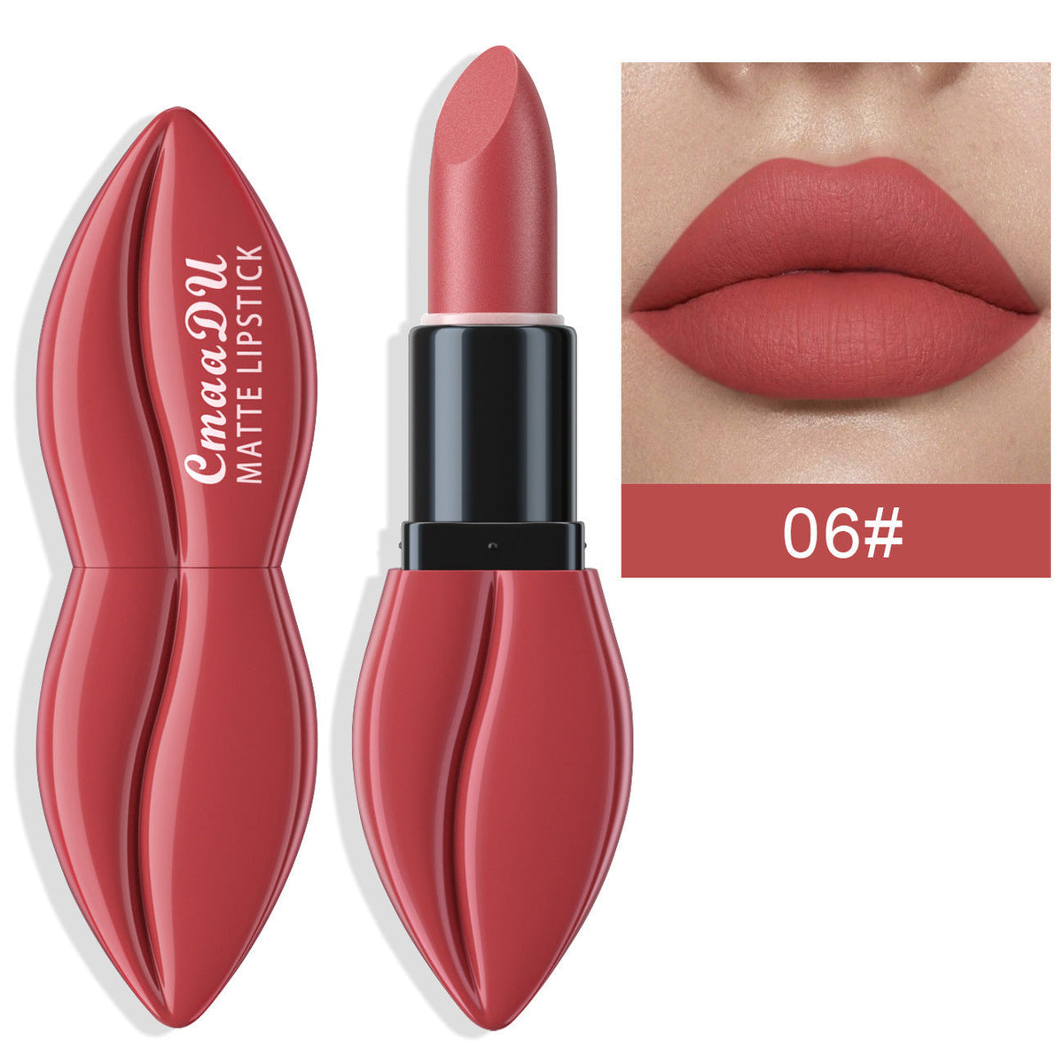 💄LAST DAY SALE -EACH ONLY ￡2.39!!💝Lip-shaped Long Lasting Waterproof Lipstick