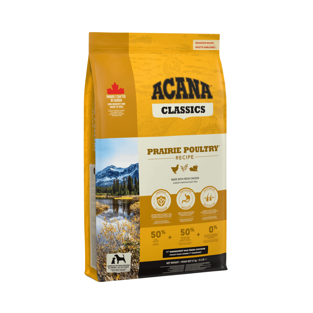 Acana Classic Prairie Poultry All Life Stages Dry Dog Food 9.7kg