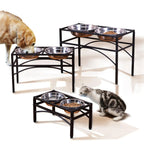 Dual Elevated Raised Pet Feeder