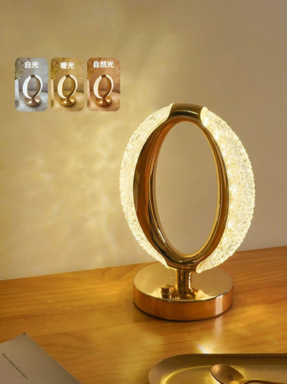 🎁Christmas Sale 50% OFF!!🎄50K+ SOLD! ✨Rechargeable Luxury Crystal LED Night Light Lamp