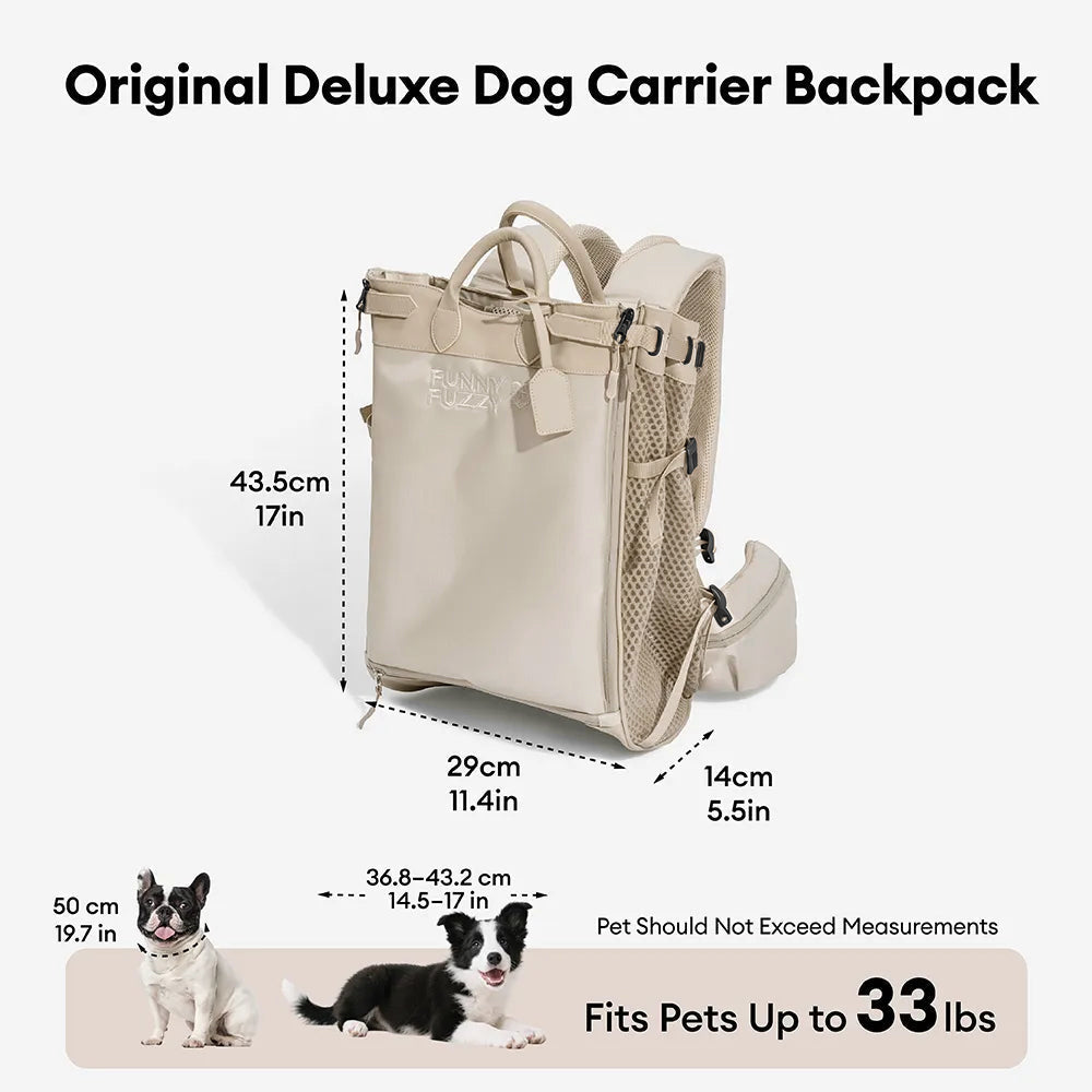 Dog Carrier Backpacks Dog Rucksack Dog Bike Carrier  - Urban Roaming