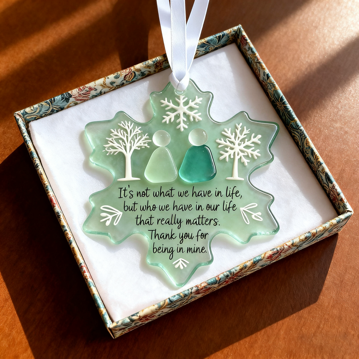 🌊Snowflake-Shaped Sea Glass Friendship Decor💝Shaped by Nature & Crafted by Hand!