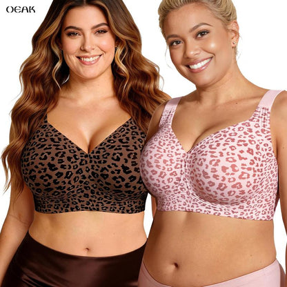 💖LAST DAY SALE 50% OFF💕Womens Comfortable Wireless Bralettes Seamless Deep V Everyday Bra
