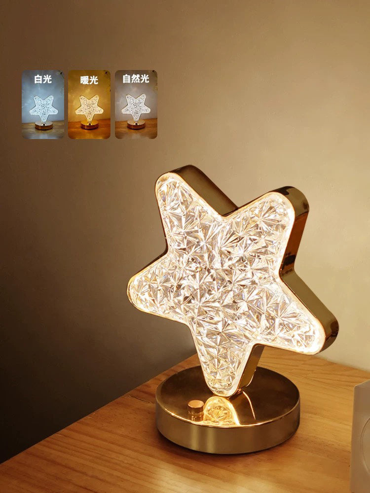🎁Christmas Sale 50% OFF!!🎄50K+ SOLD! ✨Rechargeable Luxury Crystal LED Night Light Lamp