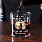 We Picked You Congrats Photo - Personalized Whiskey Glass
