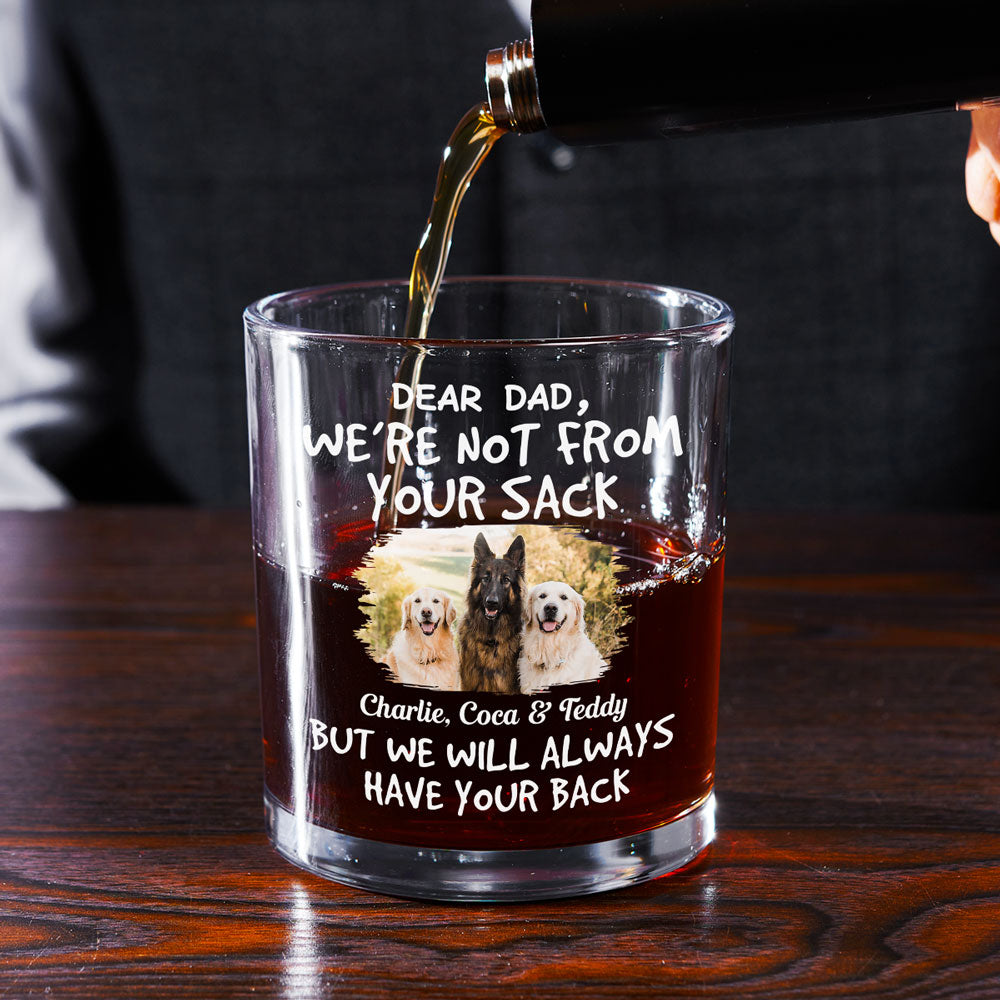 We Picked You Congrats Photo - Personalized Whiskey Glass