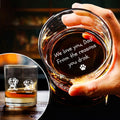 Reason You Drink - Personalized Engraved Whiskey Glass