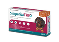Simparica Trio For Dogs 5.1kg - 10kg x 3 Tablets (Caramel)