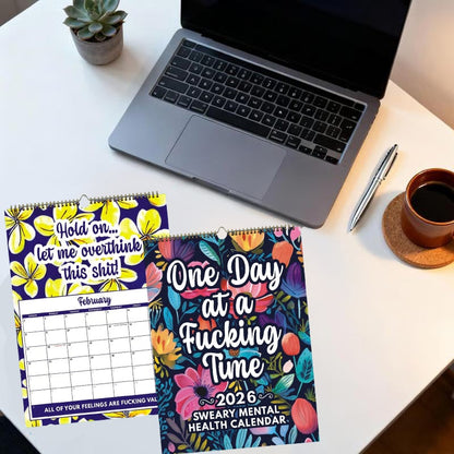 💝New Year Sale 50% Off✨2026 Sweary Mental Health Calendar