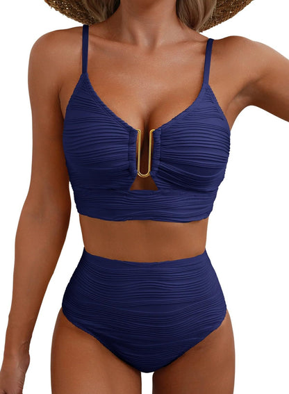 💕New Year Hot Sale 60% OFF 👙Women's Push Up High Waist Bikini