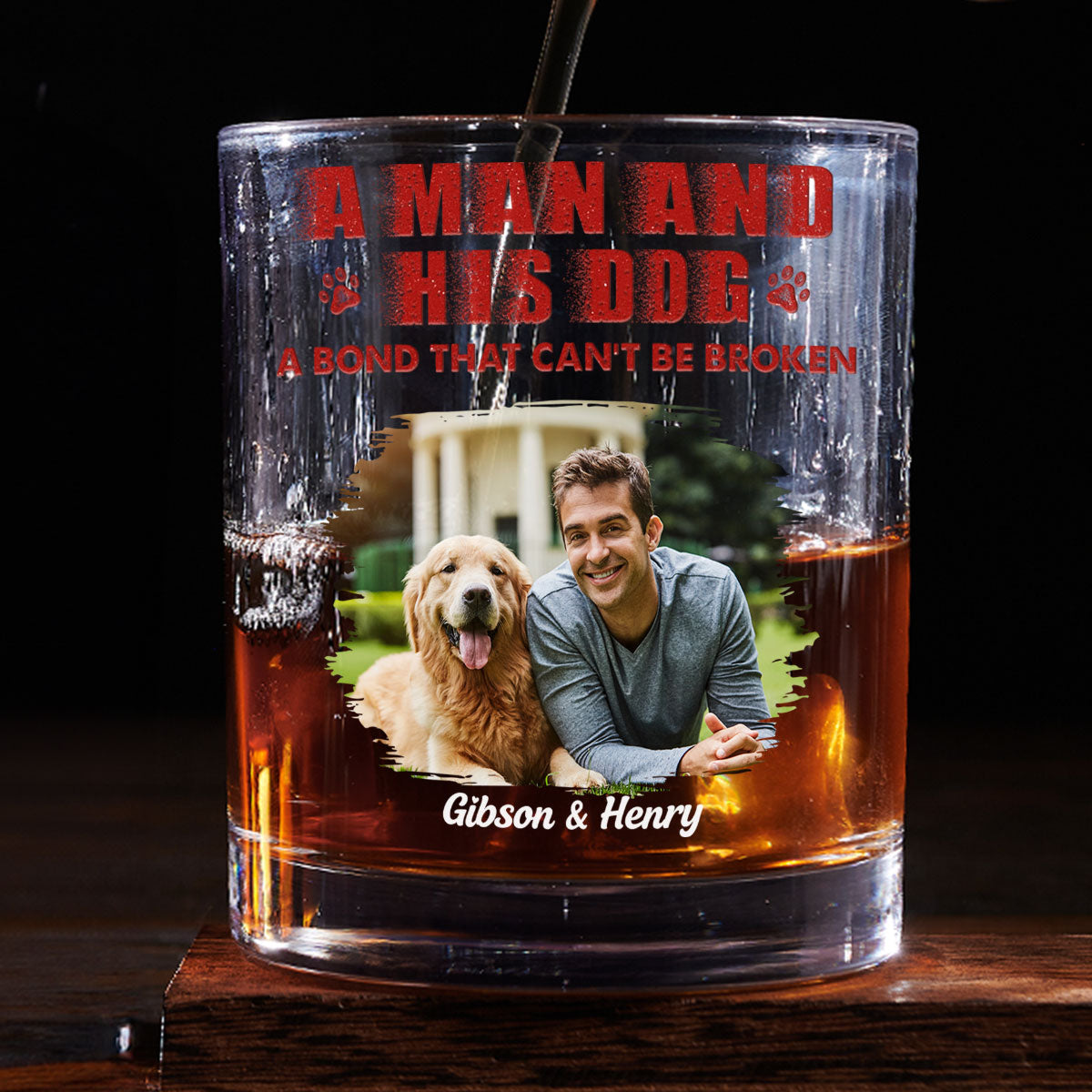 Best Parent To Me Photo - Personalized Whiskey Glass