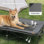 Foldable Elevated Dog Bed Portable Cooling Dog Cot for Camping - Urban Roaming