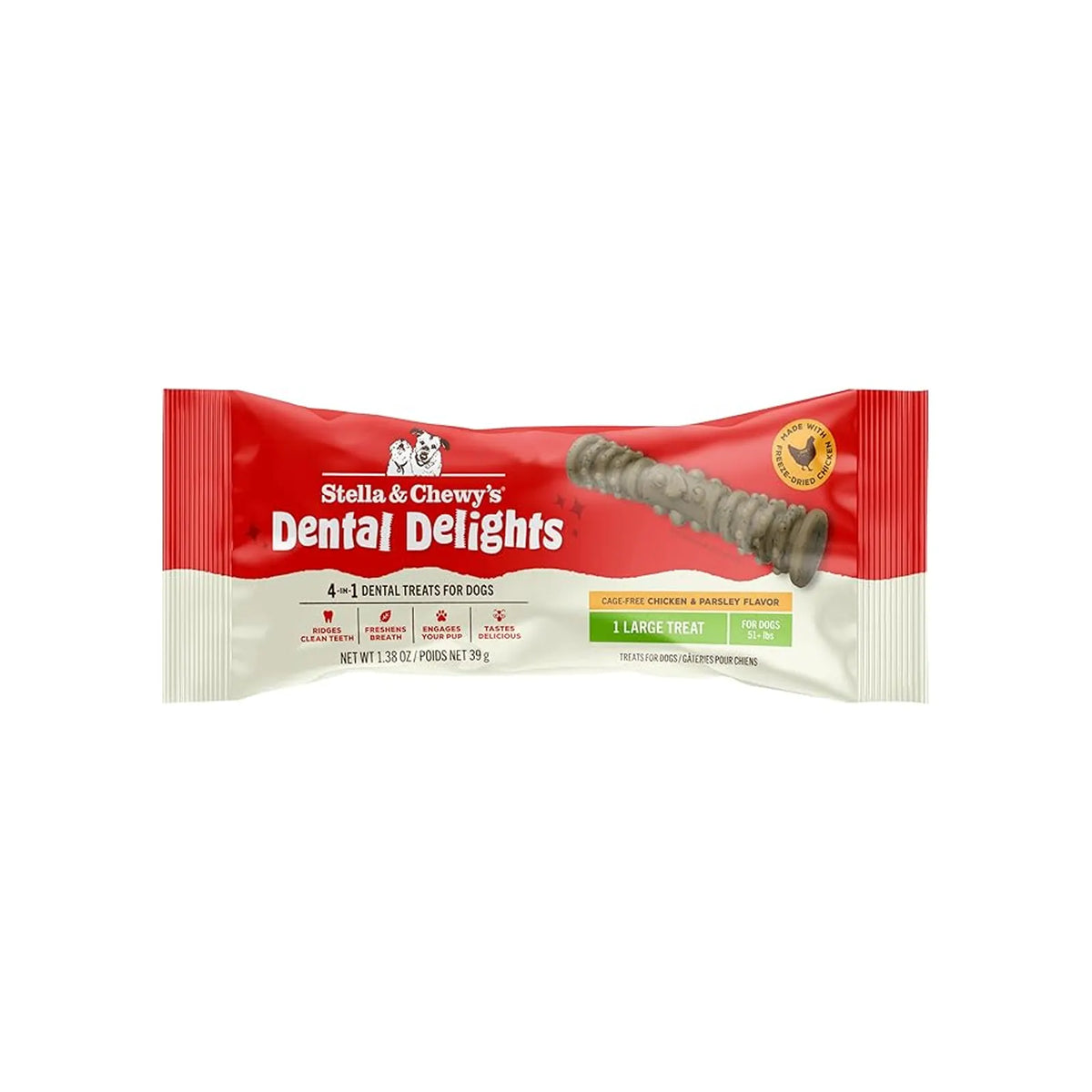 Stella & Chewy's Dental Delights for Dogs - Large