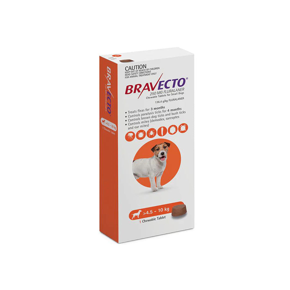 BRAVECTO For Small Dogs 4.5-10kg 1chew