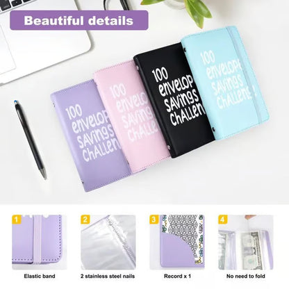 🔥BEST NEW YEAR GIFT £8.99!!🎁100 Envelope Savings Challenge Book💷