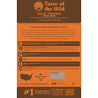 Taste of the Wild High Prairie Puppy Recipe with Roasted Bison & Roasted Venison Dry Dog Food