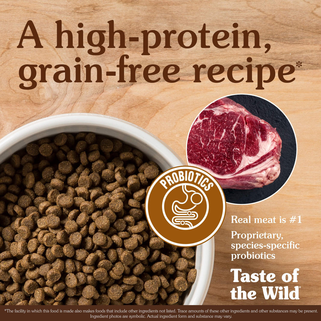 Taste of the Wild High Prairie Puppy Recipe with Roasted Bison & Roasted Venison Dry Dog Food