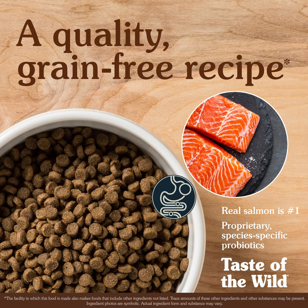 Taste of the Wild Pacific Stream Puppy Recipe with Smoke-Flavored Salmon Dry Dog Food