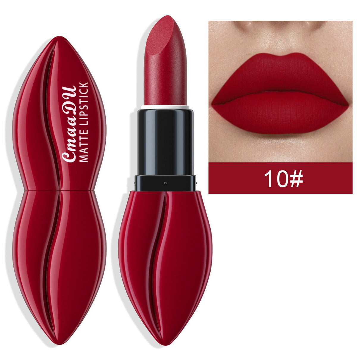 💄LAST DAY SALE -EACH ONLY ￡2.39!!💝Lip-shaped Long Lasting Waterproof Lipstick
