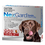 NexGard Chewables For Large Dogs 25.1-50kg Red