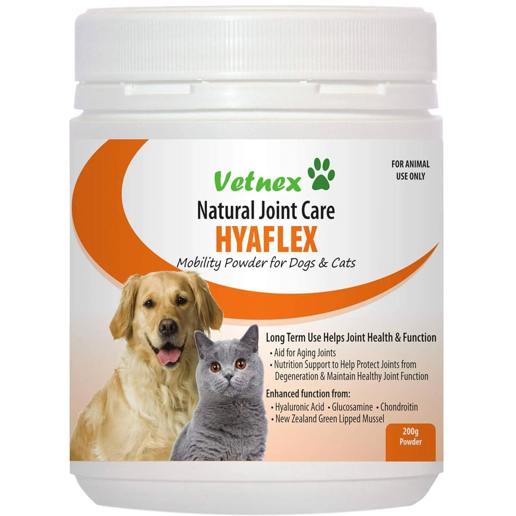Vetnex Hyaflex Mobility Natural Joint Care Powder for Dogs & Cats