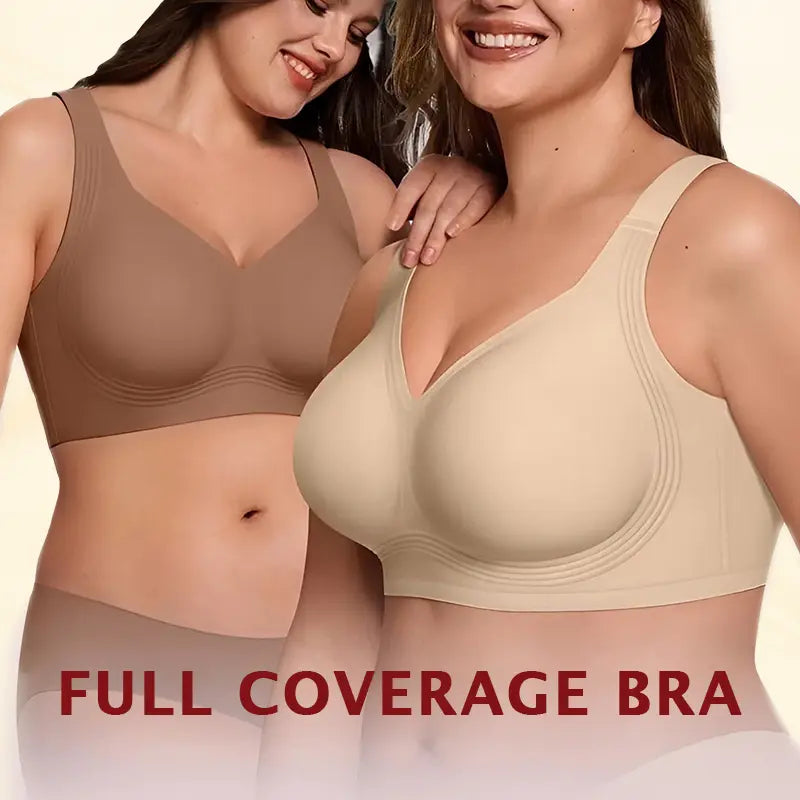 ⏳LAST DAY SALE 70%⚡💖Comfortable Wireless Full Coverage Jelly Smoothing Bra👍No more sagging breasts
