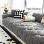 Pet-Friendly Thickened Soft Sherpa Fleece Non-Slip Sofa Protector Couch Cover