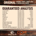 Wellness Core Dry Dog Food Grain Free Original: Chicken & Turkey