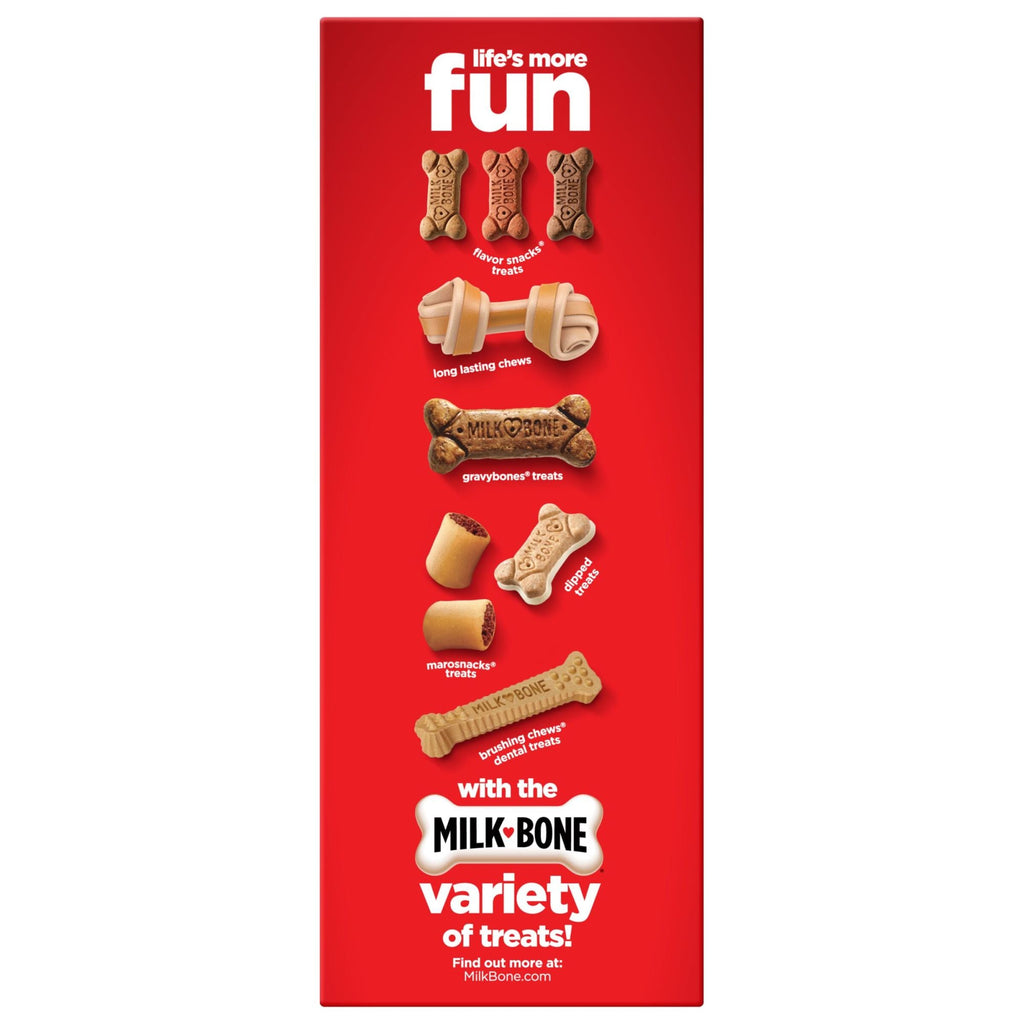 Milk-Bone Flavor Snacks Large Dog Biscuits, Flavored Crunchy Dog Treats, 60 Oz.
